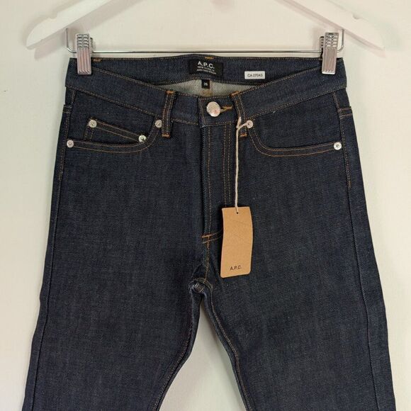 NEW A.P.C. New Cure H Jeans in Indigo Wash - Picture 4 of 10